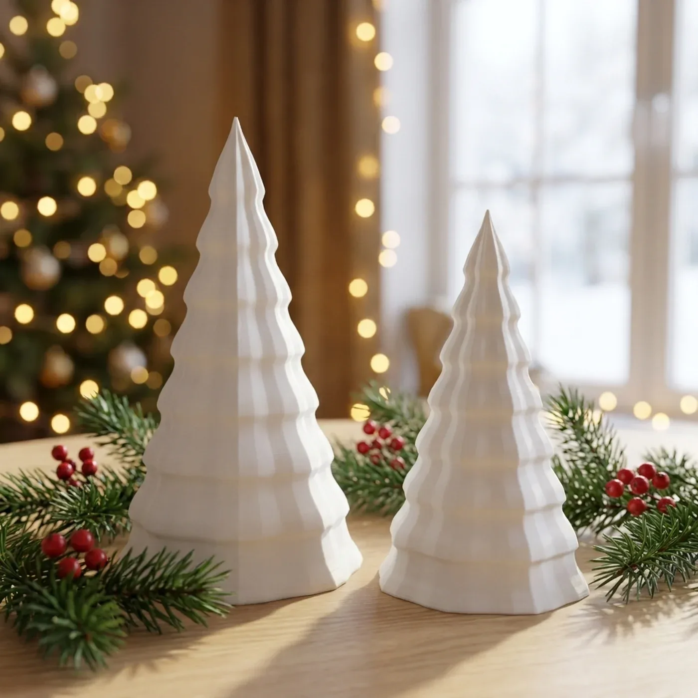 Weihnachtsbaum-Set 15 + 20 cm